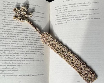 Patrón de marcapáginas de ganchillo, marcapáginas de flores, regalo perfecto para amantes de los libros, regalo de Navidad DIY, patrón de marcapáginas
