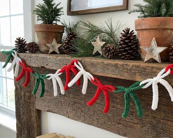 Crochet Bow Garland Pattern: Beginner-Friendly, DIY, Holiday and Nursery Garland