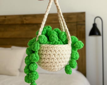 Pflanze Häkeln Muster, DIY Geschenk, Hängepflanze häkeln, Hängepflanze Muster, Blumenampel häkeln