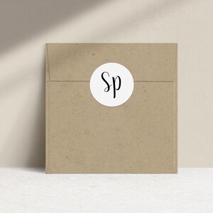 SARAH - Wedding stickers - minimalist, romantic, modern - Canva Template
