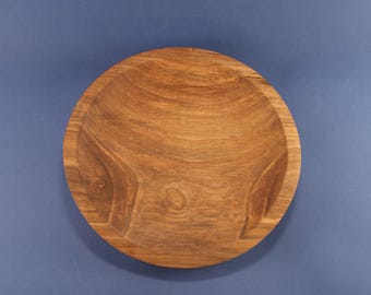 Walnut wood dish, walnut plate, fine wood, unique piece