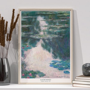 Claude Monet Print, Printable Vintage Art Prints, Impressionist Art, Modern Home Decor, Gallery Wall Decor, Impressionism Landscape Print