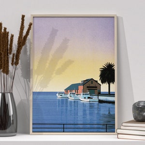 Hiroshi Nagai Art Print Poster, Retro Wall Art Digital, Retro Wall Art, Retro Poster, Vintage Wall Art, Wall Decor, Printable Wall Art