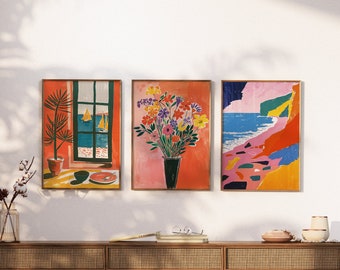 Henri Matisse-tryckset: Fauvism-väggkonst (digital nedladdning)