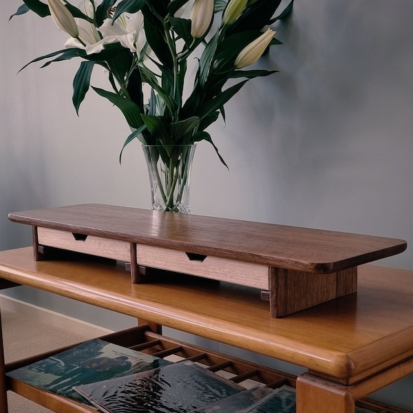 Mid-Century Monitor Stand - DIY Build Plans | Woodworking plans (Metric Only)