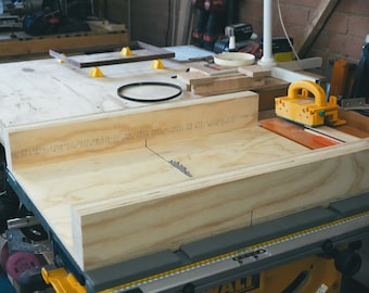 DIY Simple Crosscut Sled | Step-by-Step Digital Plans (Metric Only)