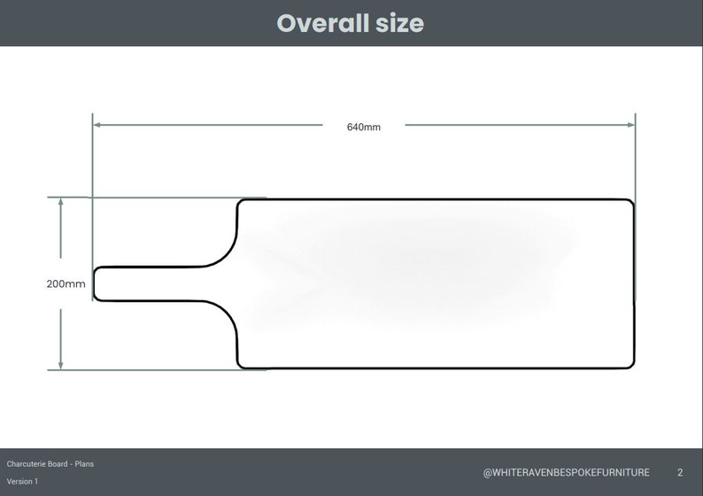 Charcuterie Board -DIY Digital Plans (metric Only) - Etsy