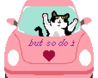 The Horrors Persist PDF Cross Stitch Pattern