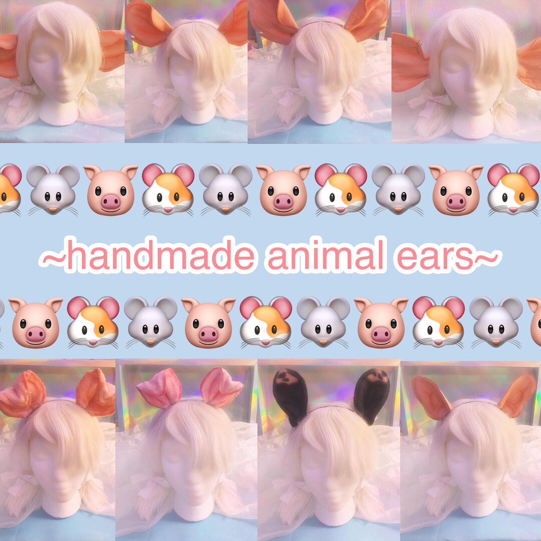 Handmade Animal Ear hamster, Rat, Opossum, Pig Etsy