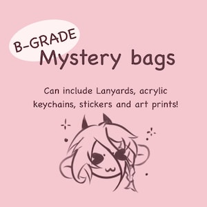 Oops Mystery bag Produkte Aufkleber, Schlüsselbänder, Schlüsselbänder, Kunstdrucke, Amulette, Mystery-Gift, Scrapbooking Anime Anime Videospiel cooles Geschenk