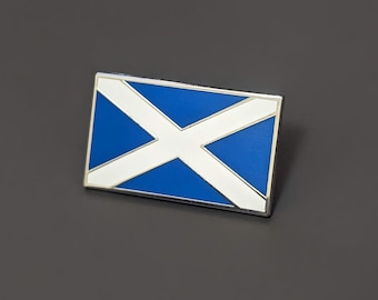 Pin's drapeau écossais en émail. Épinglette écossaise en émail dur pour les patriotes, les fans de football et de rugby.
