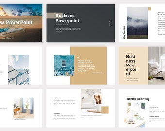 Engaging Business PowerPoint Template: Creative Infographics (58 Pages)
