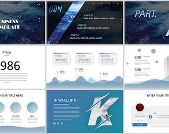 Modern Business PowerPoint Template: Editable Presentation PPT