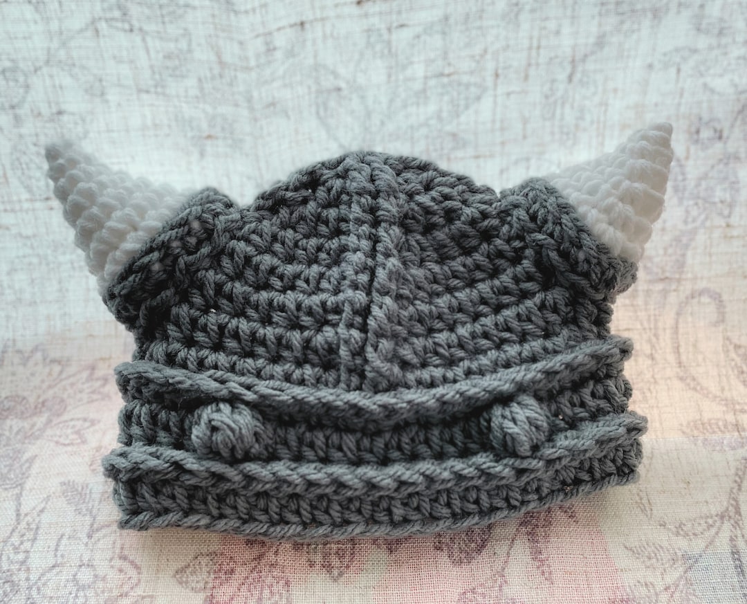 Crochet Viking Hat Pattern Download, Viking Helmet Pattern Perfect for ...