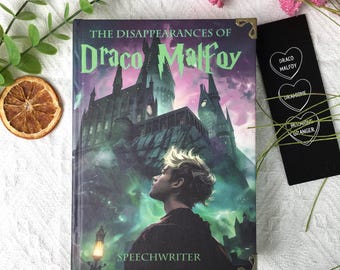 The Disappearances of Draco Malfoy Hardcover Complete Book | Dramione Fanfiction | Mystery & Magic | War Era Hogwarts | Bookmark Gift