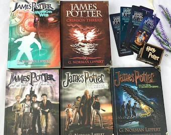 James Potter Book Series 1-5 Complete Set | Wizard Fanfiction Hardcover | G Norman Lippert Magic Fantasy Books | Hogwarts Collector Gift