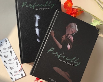 Perfectly in Pieces by CDLynn Complete 2-Volume Hardcover Set | Custom Dramione Fanfiction Bind - Draco Fanfic | Bookish Gift