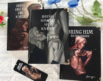Bring Him to His Knees Book | Dramione Dark Romance Fanfiction  | Spicy Romance Hardcover | Draco and Hermione Fanfic Bookish Gift