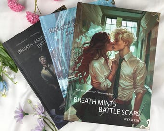 Breath Mints Battle Scars Book Onyx & Elm Hardcover | 3 Cover Options Dramione Dark Romance Fanfiction | Luxury Bookish Gift
