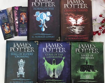 James Potter Hardcover Complete 5-Volume Book by G. Norman Lippert | Fantasy Collector Edition Series, Wizarding World Gift for Book Lovers