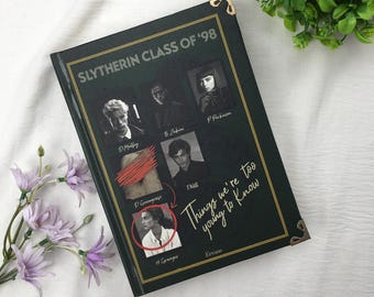 Things We’re Too Young to Know - Slytherin Class of 98 Hardcover | Dramione Fanfiction Novel | Dark Academia Inspired Collector Book