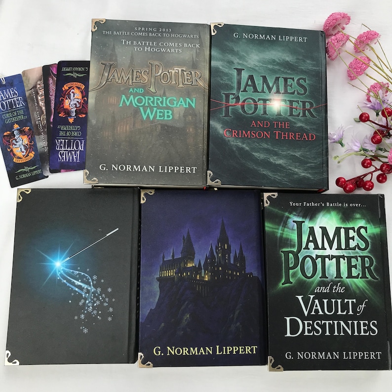 James Potter Hardcover Complete 5-Volume Book by G. Norman Lippert | Fantasy Collector Edition Series, Wizarding World Gift for Book Lovers image 2