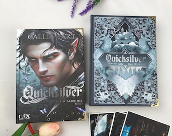 Quicksilver Special Edition | Fae Alchimie Hardcover Two Cover Options | Character Art & Filigree Design | Romantic Fantasy Book Gift