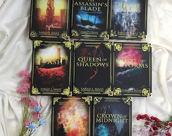 Throne of Glass Complete Hardcover Set (8 Books) | Collector’s Edition Fantasy Books, BookTok Favorite Epic Series, Gift for Bookish
