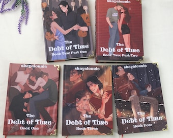 The Debt of Time Custom Bound Hardcover Set 4 Volumes by ShayaLonnie | Special Edition Fanfiction - Sirius Black & Hermione Granger AU