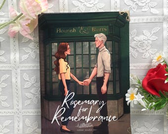 Libro Rosemary for Remembrance / Fanfiction romántico Dramione / Draco Malfoy Hermione Granger / Romance suave Tapa dura
