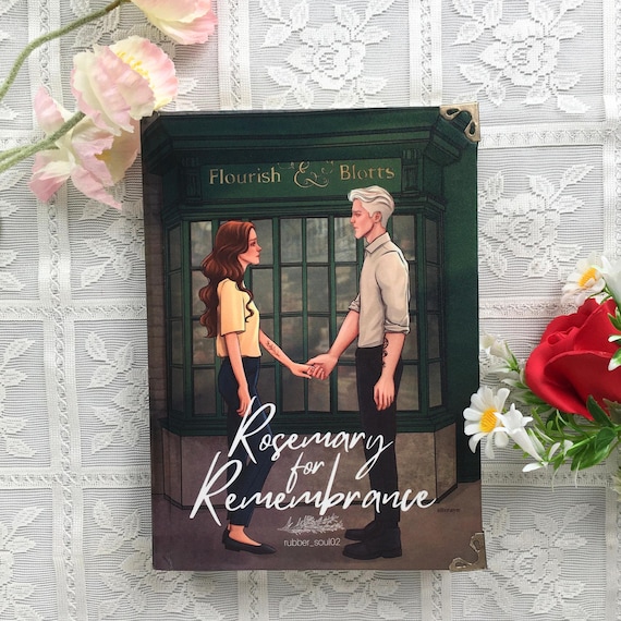 Rosemary for Remembrance Book | Dramione Romance Fanfiction | Draco Malfoy Hermione Granger | Soft Romance Hardcover