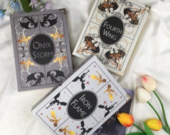 Cuarto set de libros de Iron Flame Onyx Storm / Serie Empyrean, edición especial de Rebecca Yarros / Romance fantástico con dragones