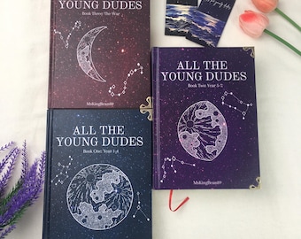 All The Young Dudes Trilogy Hardcover Complete Collection Book 1–3 by MsKingBean89 | Special Galaxy Cover Edition with Illustration