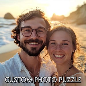 Customized Photo Puzzle Gift from Photo Personalized and Customized Picture to 30 Piece Puzzle Gift for Valentines or Anniversary