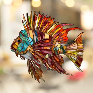 Tropical Fish Stained Glass 