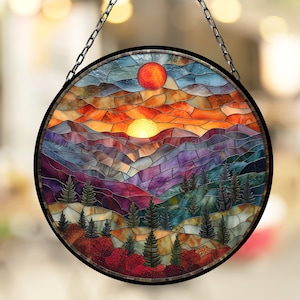 Atrapasueños de cordillera para decoración de ventanas Regalo para el Día de la Madre Regalo de cumpleaños para ella Mamá Madre Abuela Hija Hijo