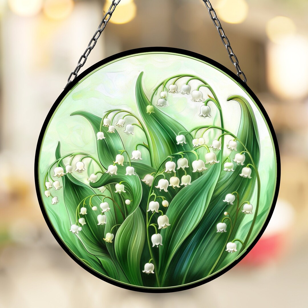 Lily of the Valley May Artful Birth Month Suncatcher for Mothers Day ...
