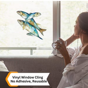 WRITWAA Bunny Face Expression Stickers - 9-Pack Self-Adhesive Window Decals For Easter, Home Decor, & DIY Projects (White)