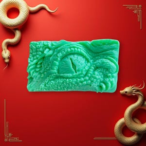 Jabón de ojo de dragón, hecho con leche de cabra, criatura mítica, regalo perfecto