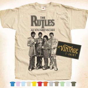 Black Print: Bill Murray The Rutles V1 T SHIRT Tee Vintage Poster Natural 12 Colors All Sizes S-5XL