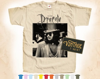 Black Print: DRACULA Bram Stoker's T shirt Tee Vintage Poster Natural 12 Colors All Sizes S-5XL