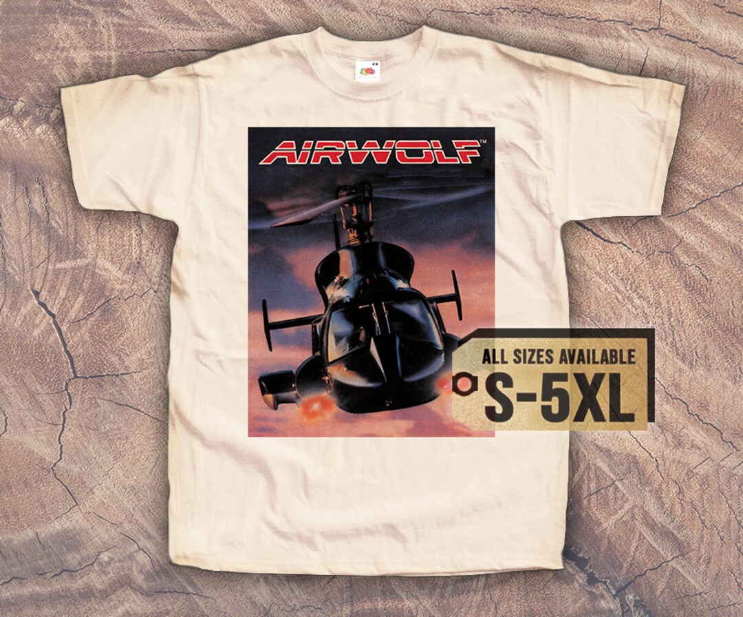Airwolf V1 T-shirt: 1984 80s Vintage Poster Tee - Etsy