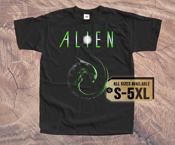 ALIEN V2 80s T SHIRT Tee Vintage Poster BLACK All Sizes S-5XL - Etsy