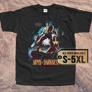Army of Darkness V1 1992 T SHIRT Tee Vintage 90s Poster BLACK All Sizes S-5XL