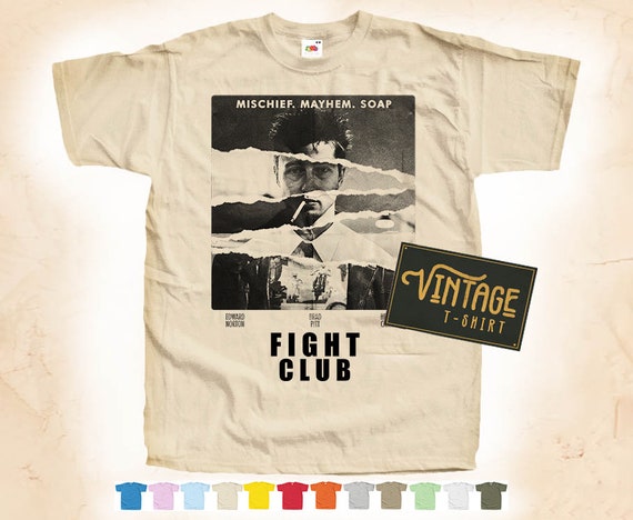 Fight Club T-shirt: Vintage Movie Poster Tee - Etsy