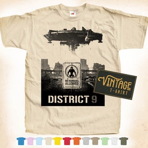 District 9 T-Shirt: Vintage Movie Poster Tee