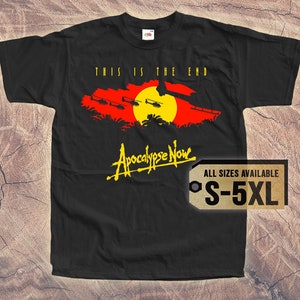 Apocalypse Now 1979 V27 T SHIRT TEE Vintage Poster camicia nera Tutte le taglie S-5XL
