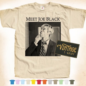 Impressão preta: Conheça JOE BLACK V1 Camiseta Camiseta Vintage Poster Natural 12 cores todos os tamanhos S-5XL