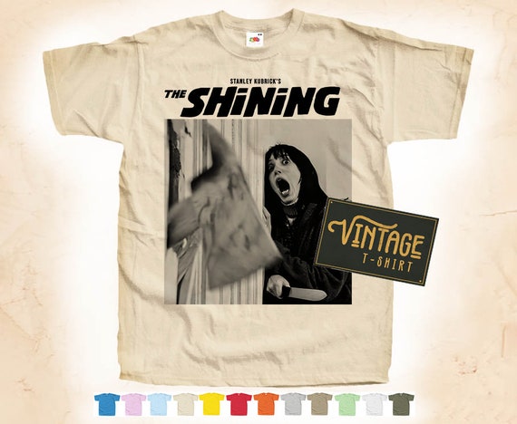 Black Print: the SHINING Ver.1 T-shirt Tee Vintage Poster Natural