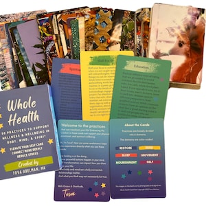 Jeu complet de cartes Santé : 50 pratiques pour favoriser le bien-être du corps, de l'esprit et de l'esprit